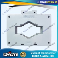 FORT CURRENT TRANSFORMER 800/5A MSQ-100 CT PANEL METER 800 AMPERE 800A MSQ100/