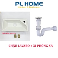 Chậu lavabo rửa mặt mini siêu nhỏ L12 - Phù hợp cho phòng tắm không gian nhỏ hẹp