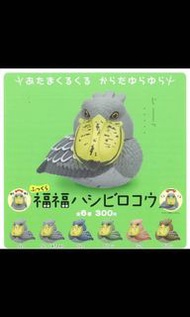 福福雀鳥扭蛋公仔