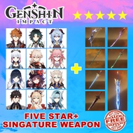Genshin Impact account 5 Star Started + Weapon AR10-11