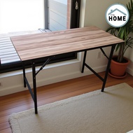 Inmyhomever Desk (Sl Wooden)​ ​60x90 cm. Wood Pattern Foldable Leg Frame Folding Table​Multipurpose​
