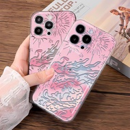 Fireworks pink tender dragon Case Compatible For iPhone 15 14 11 12 13 Pro Max 14 Pro Max 6 6S 7 8 Plus X XR XS MAX SE 2020 12 13