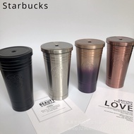 Starbucks 304 Stainless Steel Insulated Mug with Straws - Portable and Stylish Cup for Travel or Office Stylish Desktop Cup for Students and Couples