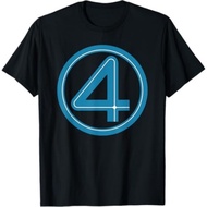 Baju The Fantastic Four: First Steps Costume Icon T-Shirt Women Men Summer Short Sleeve Cotton Tops 