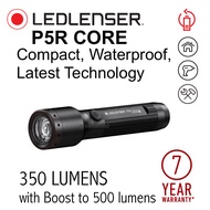 P5R Core LEDLENSER RECHARGEABLE Flashlight - 350 Lumens + BOOST 500 Lumen [Led Lenser, Waterproof]