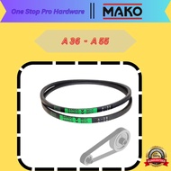 MAKO V BELT SIZE - A36~A55