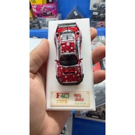 Car Demon King Demon King Auto+1: 64 Alloy Model, Leap Horse F40+LB-Works Wide Body Gull Wing Gate C
