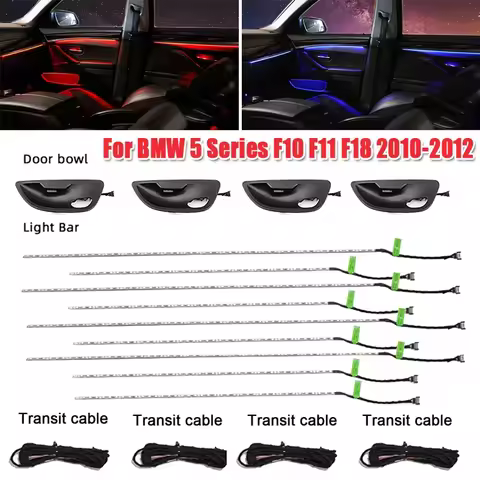 Dual Color LED Car Interior Ambient Light Kit for BMW 5 Series F10 F11 F18 2010-2012