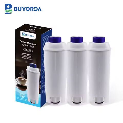 Coffee Machine Filters Replacement for DeLonghi Filter DLSC002 Water Filter Cartridges Compatible wi