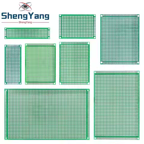 1/2/5PCS TZT 2x8 3x7 4x6 5x7 6x8 7x9 8x12 9x15 cm Double Side Prototype Diy Universal Circuit Board