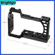 Brightgo-my Aluminum Alloy Camera Cage Rig with Cold Shoe Mount ARRI Locating Hole 1,4 3,8 Threaded 