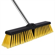 Push Broom for Outdoor Push Brooms with 61Inch Adjustable Long Handle for Sweeping Multi-Surface Flo