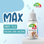 MAX FLU Flu and Cough Medicine for Cats and Dogs 30ml - 10 ML