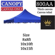 8x8 10x10 Canvas only market canopy / kanvas kanopi / kain kanopi khemah pasar