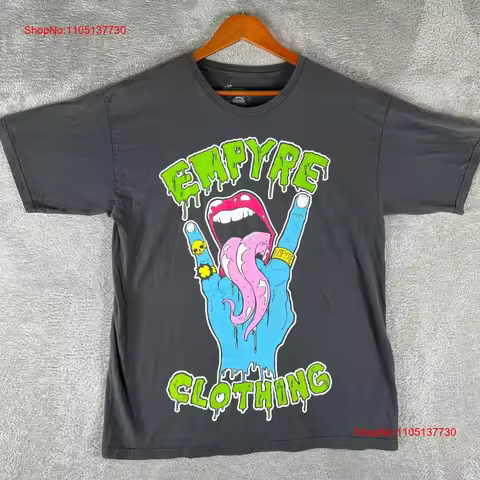 Empyre Clothing T Shirt Mens Large Skate Y2K 2000s Vintage vintage Washed designer clothes Breathabl