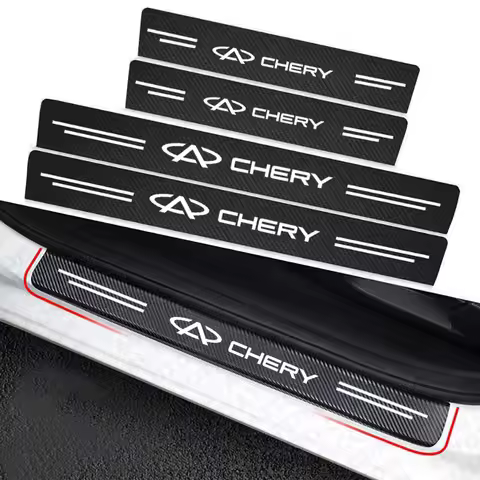 Car Trunk Bumper Guard Decals For Chery TIGGO 3 4 5 7 Pro 8Pro Max MVM X22 DR3 Amulet Fora Fulwin T1