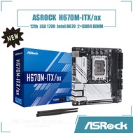 ASROCK H670M-ITX/ax Motherboard LGA 1700 2xDDR4 DIMM Using Intel H670 chipset Mini-ITX 64GB