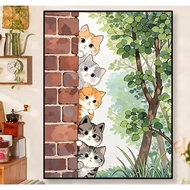 5D Diamond Painting Set Full Diamond Cat Diamond Painting Material Package 2026 New Style