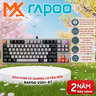[GENUINE RAPOO] Rapoo V501-87 Mechanical Gaming Keyboard – TKL 87 Key Layout – LED Backlit – Mechani