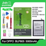 AAA Battery BLP805 For Oppo A16 A32 A53 A54 / A15/A5S/A16E/A16K BLP817 Battery 5000mAh Mobile Phone 
