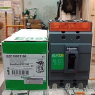 - MCCB Schneider EZC100F 3x100A EZC100F3100 EZC 100 F 3P 100A EasyPact