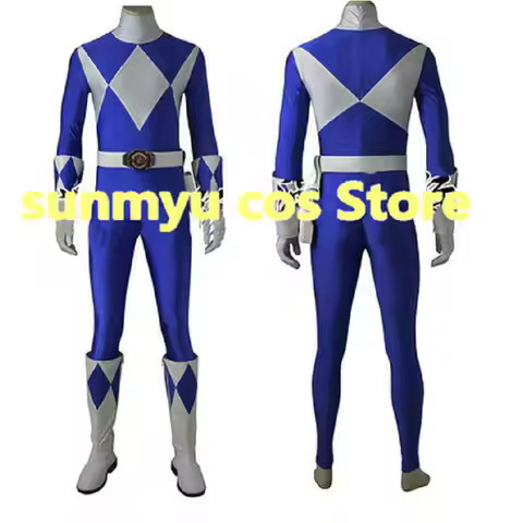 Kyoryu Sentai Zyuranger Dan Blue Cosplay Costume Custom Size Halloween