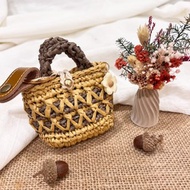 【拉菲吊飾】Mini拉菲小籃子 迷你包/吊飾/小廢包