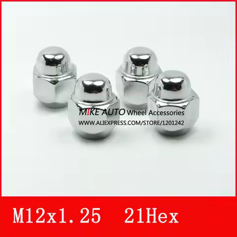 1pcs M12x1.25 WHEEL LUG NUTS M12X1.25 FOR Nissan sunny Sylphy TIIDA Teana Qashqai X-Trail Bluebird