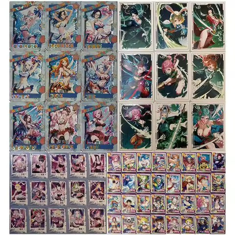 Mingka Anime One Piece SSR SR QR ND Set of Cards Hancock Yamato Nami Collection Cards Christmas Birt