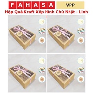 Rectangular Kraft Puzzle Gift Box - Linh Lan - 18x9x6/20x10x6/23x17x7/26x18x7cm