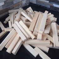 KAYU Wood Pieces 4x2x45 cm Dutch Teak Pine