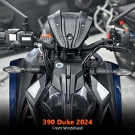 Motorcycle Black Windshield Wind Deflector Windscreen Visor Kit New For 390Duke 390 Duke 390DUKE 390