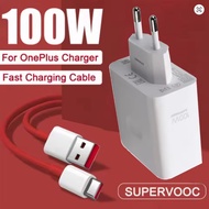 Original Oneplus 14 13 13R 13T 100W SuperVOOC EU Charger Fast Charging Power Adapter USB C Cable For