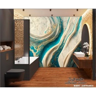 wallpaper dinding custom 3d desain marmer