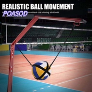 MAYSHOW Volleyball Training, Adjustable Practice Volleyball Spike Training, Accessories Outdoor Trai