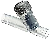 GF Piping Systems PVC Y Check Valve, Wye, EPDM