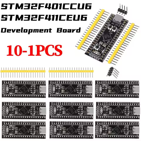 XCW 1-10PCS STM32F401 STM32F411 Development Board STM32F401CCU6 STM32F411CEU6 STM32F4 Learning Board