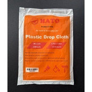 Disposable Plastic Sheet - Drop Cloth 9ft x 12ft (2.74m x 3.66m)