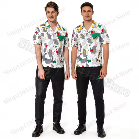 2026 NEW Adult Kids Dustin Henderson Cosplay Printed T-shirt TV ST 4 Costume for Boys Casual Shirt H