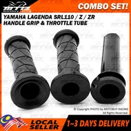 COMBO SET YAMAHA LAGENDA SRL110 / Z / ZR HANDLE GRIP & THROTTLE TUBE