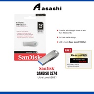 Sandisk CZ74 32GB / 64GB / 128GB / 256GB Ultra Luxe Usb3.1 Flash Drive