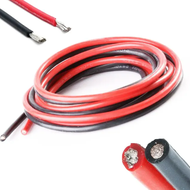 AWG WIRE - 4awg 8awg 10awg 12awg 13awg Gauge Wire Silicone Flexible Cable ( Red or Black. )