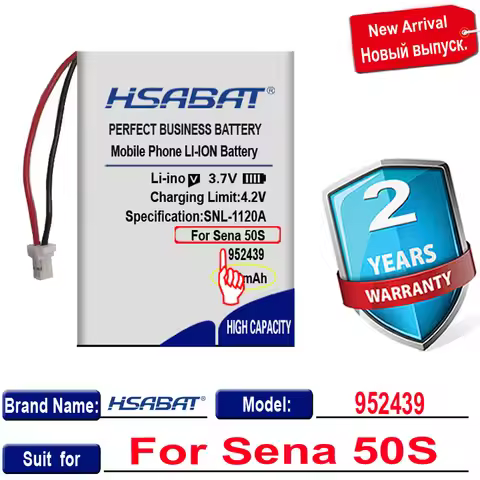 Battery for Octelect Sena 50S 30K SMH-5 SMH10 / SMART HJC 10B / 10S 20S S10 S20 / 20S EVO Wireless H