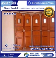 PAKET 5 Daun Pintu Aksesoris Rel Engsel Pintu Garasi Handerson