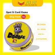 (FunToy SG) Spot it! Dobble - Dobble Kids Birthday Party Card ga - Party Game 2-6+ Players Age 6+