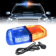 36 LED 12V-24V Car Magnetic Warning Light Emergency Hazard Light Truck Strobe Flash beacon Amber/Blue