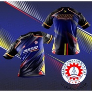 MRSM Jersey MARA Baju MRSM Maktab Rendah Sains MARA Full Print Round Neck Short Sleeve Sport T-Shirt