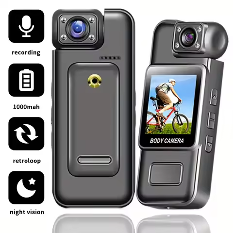 1PC 4K Mini Camera Ultra HD Portable Digital Video Recorder with Infrared Night Vision for Police Bo