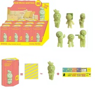 【SPOT EXPRESS】 LUAN300603 12Pcs Sonny Angel Smiski Hippers Blind Box Luminous Toilet Bath Living Par