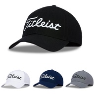 Titleist หมวกหมวกกอล์ฟแท้สำหรับผู้ชาย,ใหม่2023หมวกกีฬาระบายอากาศได้ดีน้ำหนักเบาเป็นพิเศษ